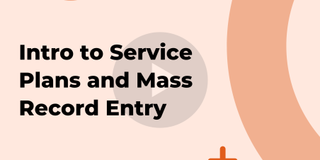 Intro to Service Plans and Mass Record Entry